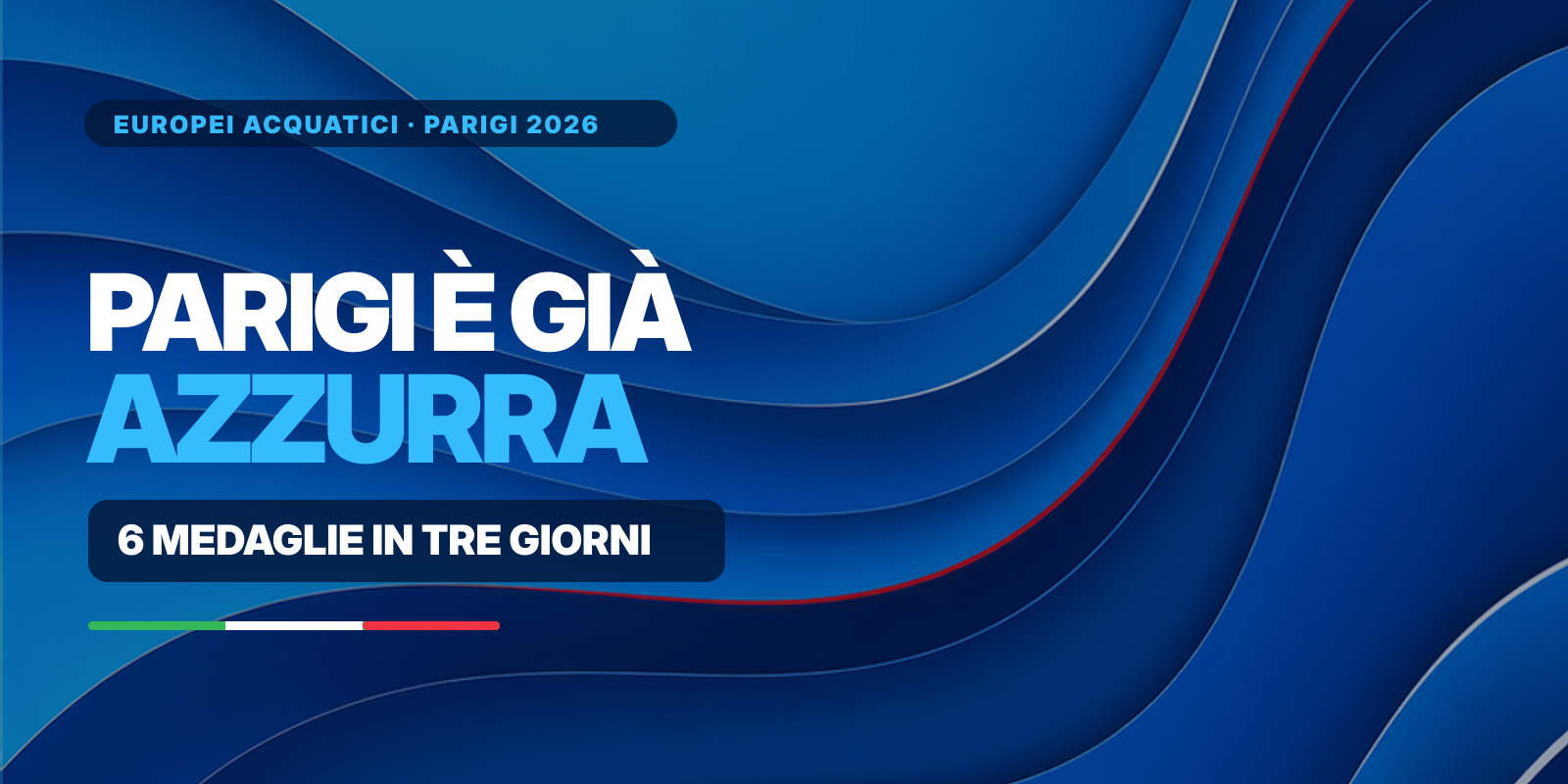 Parigi è già azzurra: sei medaglie in tre giorni
